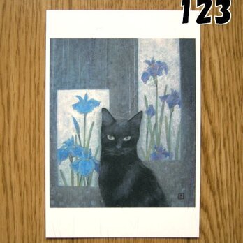 猫の和風ポストカード２　選べる3枚セットの画像