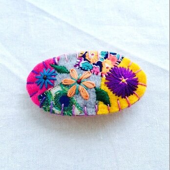 花刺繍のミニバレッタ2の画像