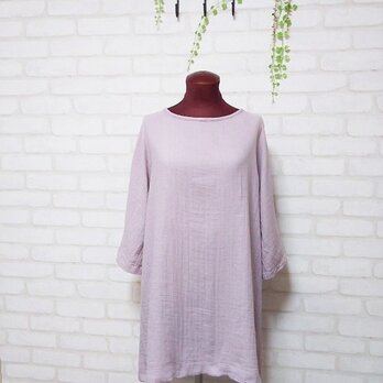 ☆新作☆　Wガーゼのトップス　ラベンダー