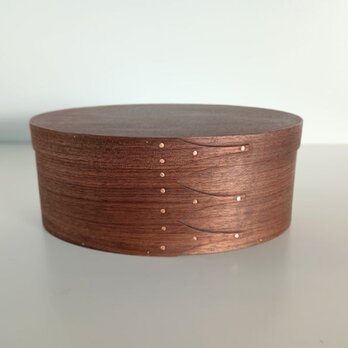 Shaker Oval Box #5 - ブラックウォルナット