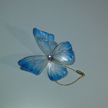 安らぎの紋青蝶　ハットピンの画像