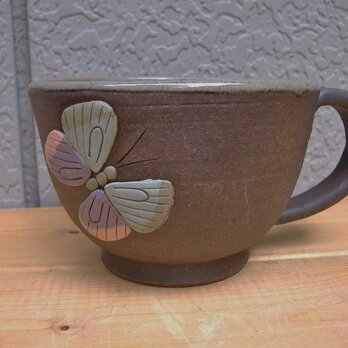 レリーフスープカップ・蝶の画像