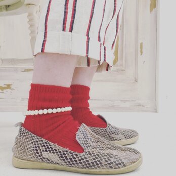 コットンパールアンクレット