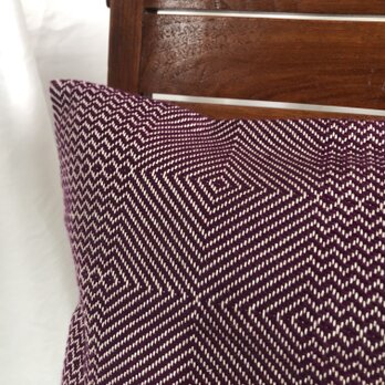 HAND WEAVING  クッションカバー ＜あずき＞