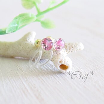 sold:*petite element*petal earringsの画像