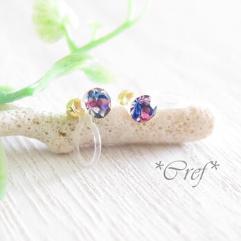 sold:*petite element*iris earringsの画像