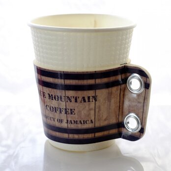 コーヒースリーブ♪樽の画像