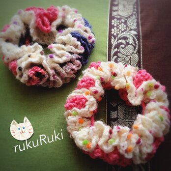 シュシュ ＊ pink pink flower
