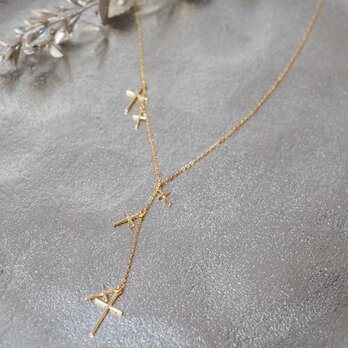 Star Cross Necklace (gold)