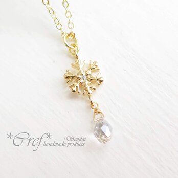 *snow crystal*necklaceの画像