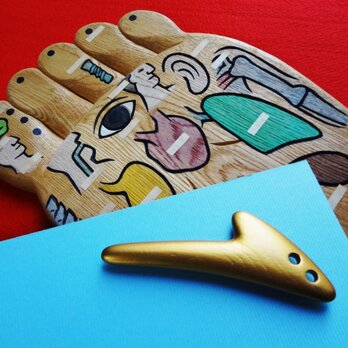 アートな足裏ツボ押し＆ペンダント　ＤＸ－１４