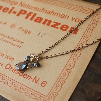 【 Mさまのオーダー作品 】サフィレット・煌めく深いブルー・ネックレス