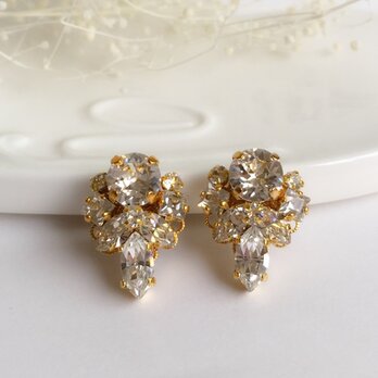 Crystal jewel pierce (earring)の画像