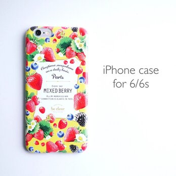 iPhone case for 6/6s 【MIXED BERRY】の画像