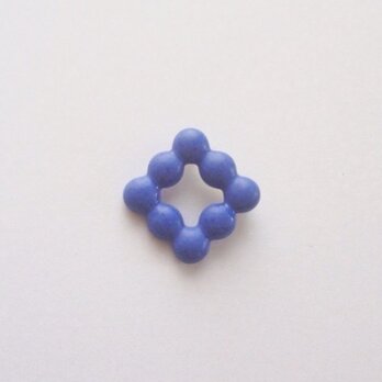 matte graze brooch (blue)の画像