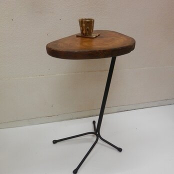 自然木アイアンテーブル002