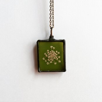 ステンドグラス植物図鑑ネックレス