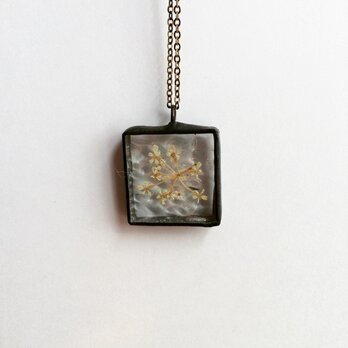 ステンドグラス植物図鑑ネックレス