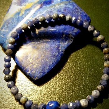 Ｌapis lazuli×Sodalite ♪ブレスレットの画像