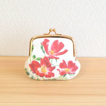 ♡再入荷♡*Original* 花柄 がまぐちコインケース・カクテル ローズ・Art by Yuriko｜[245]｜(F6)