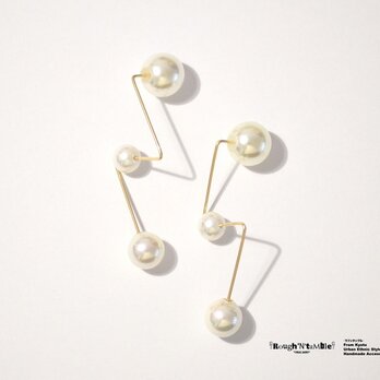 Zigzag pierce pearlの画像