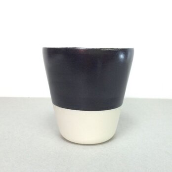 Meoto cup / S (Black-no glaze)の画像