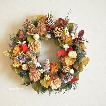 【再出品】Noël orange：wreathの画像