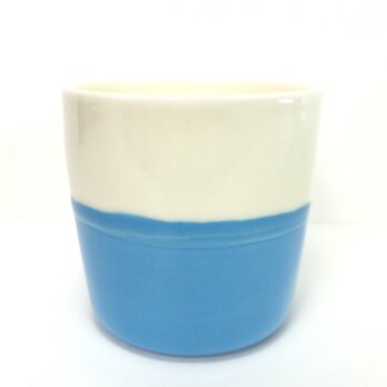 Meoto cup / M (Transparent-turquoise)の画像