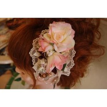 美容師が作る生花のようなリアル造花髪飾り＊愛媛の雑貨屋レアマハロの画像