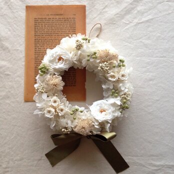 【sold】フレンチマリアンヌの白いwreathの画像