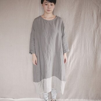 big twotone onepiece　(blue gray)の画像