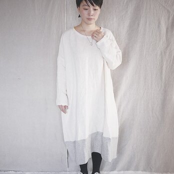 big twotone onepiece　(offwhite)の画像