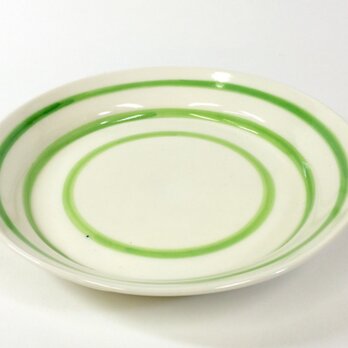Plate/S(Border pattern-green)の画像
