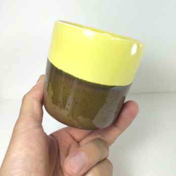 Meoto cup / M (Yellow-soba)の画像