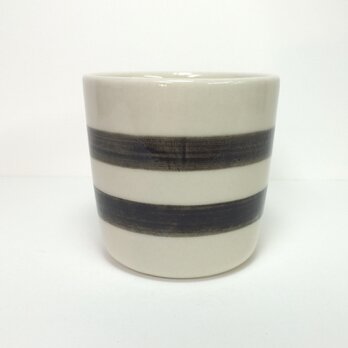 Cup/M(Border pattern-black)の画像