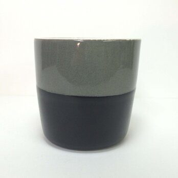 Meoto cup/M (Gray-mat black)の画像