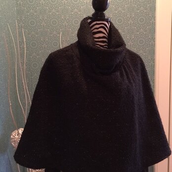 Y様オーダー品　ブークレーラメ入りポンチョ