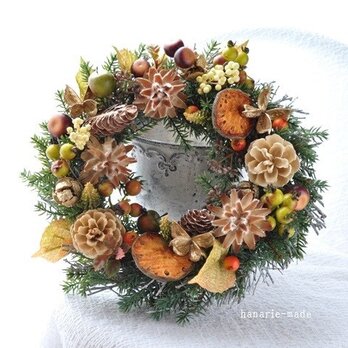 orange　＆　pistachio：wreathの画像