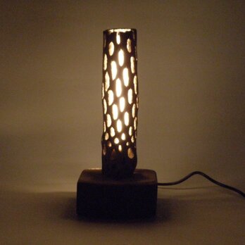 流木のLEDランプ