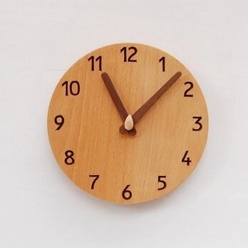 直径20cm 掛け時計 ﾌﾞﾅ【1539】の画像