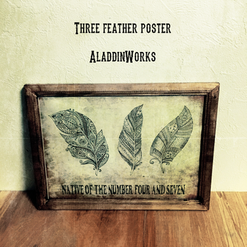 Three Featherポスターの画像