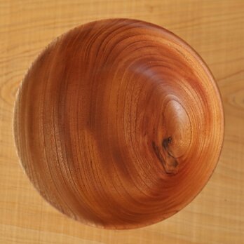 ケヤキの器・6寸ボウル／wood carvingの画像