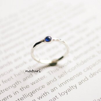 【tronc】sv925 sapphire ring (one-off)の画像