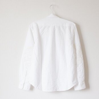 エルボーパッチ オックスフォード ボタンダウンシャツ（ホワイトキルティング）Lサイズの画像