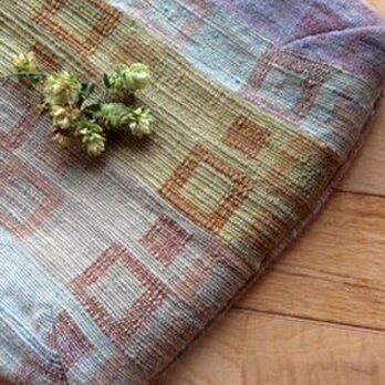■手織/ウールトートバック/手紡・植物染料の画像