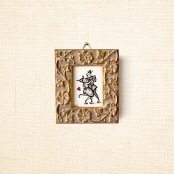 ミニ額縁 原画【 やさしい時間 】mini size ver.の画像