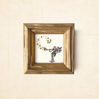 ミニ額縁 原画【 想いのたけを 】