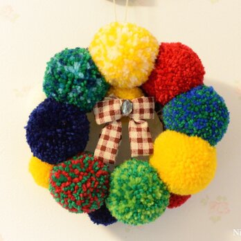Nijinowa＊Moco Fuwa Colourful wreath【Sサイズ】の画像