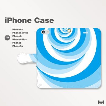iPhone7/7Plus/SE/6s/6sPlus他　スマホケース手帳型　北欧-花-薔薇-ばら-バラ　ブルー青2801の画像