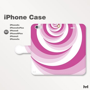 iPhone7/7Plus/SE/6s/6sPlus他　スマホケース手帳型　北欧-花-薔薇-ばら-バラ　パープル紫2805の画像
